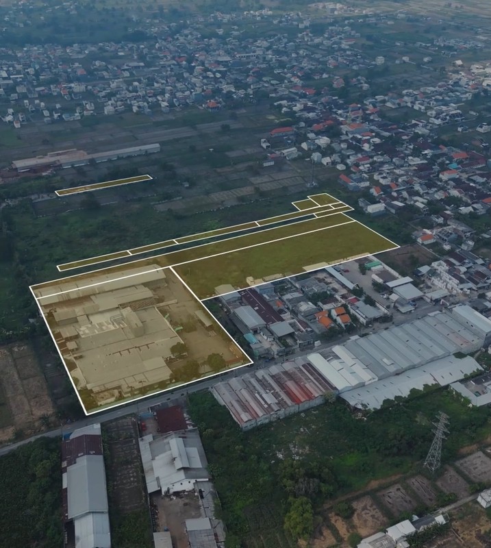 MURAH  Rp. 2 Juta-an/m2 Dijual 4 Hektar Pabrik Kepatihan Industri Gresik Jawa Timur - Ex Pabrik Wood Pellet / Wood Palet - Lengkap Ijin Usaha - Zona Industri - Bonus Mesin -mesin Industri - SHM - Stra