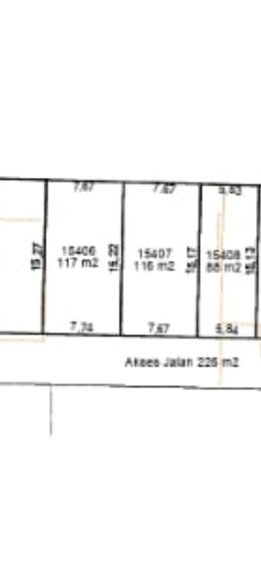 Kavling dengan Luas Tanah 116 m2 Siap Bangun Lokasi Strategis Dalam Cluster