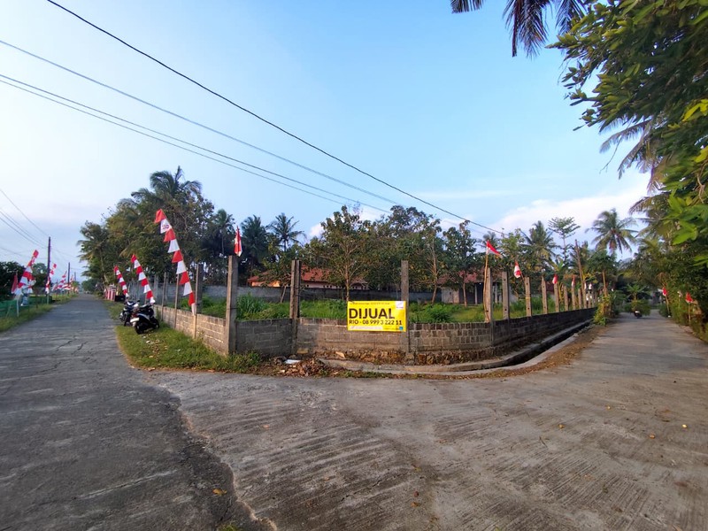 Tanah Pekarangan 1597 Meter Persegi Lokasi Dekat Jalan Wates-Purworejo Km 6, Kulon Progo