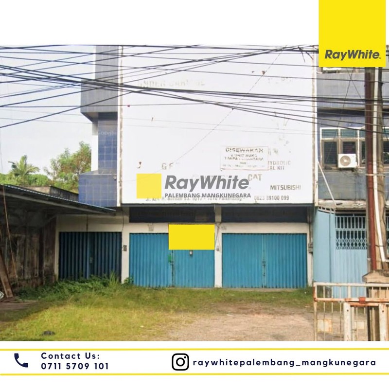 Disewakan Ruko 2 Pintu di Jl Kol H Barlian KM 7 Palembang