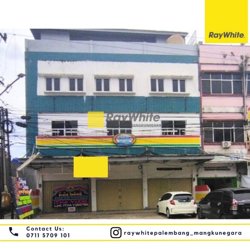 Dijual Ruko 3 Pintu di Jl DR M Isa Kota Palembang