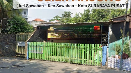 Murah Rp .14 Juta-an/m2 Rumah Surabaya Pusat Kota Nol Jalan Arjuno Strategis Dekat Kedungdoro, Tidar, Pasar Kembang Strategis Hadap Nol Jalan Raya Cocok Buat Segala Usaha