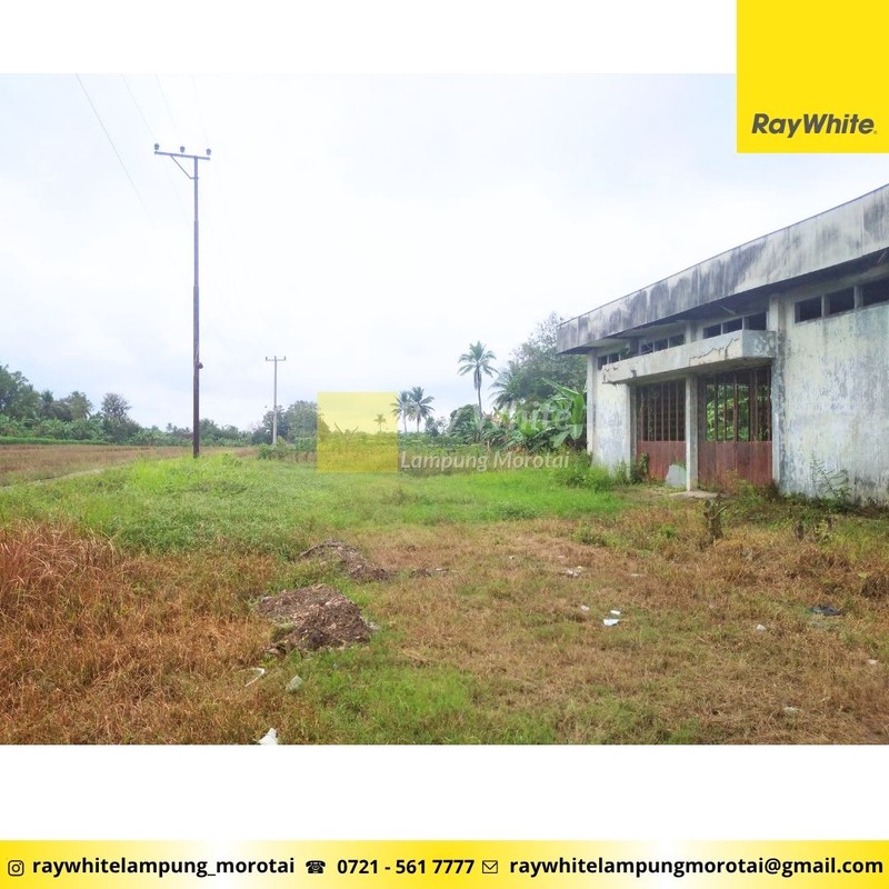 Dijual tanah luas pinggir jalan lintas