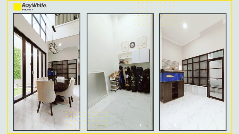 Rumah Mewah Minimalis Modern dengan Rooftop Estetik di Cluster Menteng Bintaro Jaya