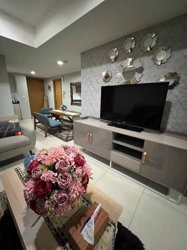 Apt mansion kemayoran tower Fontana lantai rendah ls 116 m2 tipe 3+1 BR