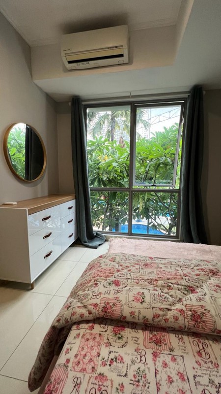 Apt mansion kemayoran tower Fontana lantai rendah ls 116 m2 tipe 3+1 BR