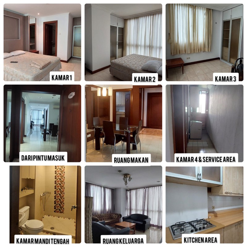 Apartemen 3BR Full Furnished, Di Setiabudi Jakarta Selatan