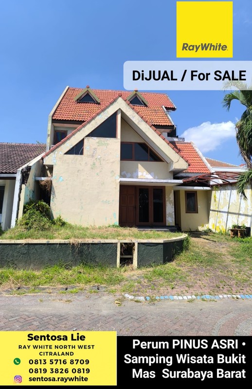MURAH Luas Dijual 150 m2 Rumah Pinus Asri - Lembah Harapan - Samping Wisata Bukit Mas Dekat Pakuwon Mall, PTC, Supermall