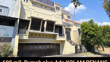 Dijual 600 m2 Rumah Pinus Asri Samping Wisata Bukit Mas Surabaya Barat - Hook 2 Lantai Plus Kolam Renang Private Pool - Dekat Pakuwon Mall, Prambanan Residence, Citraland