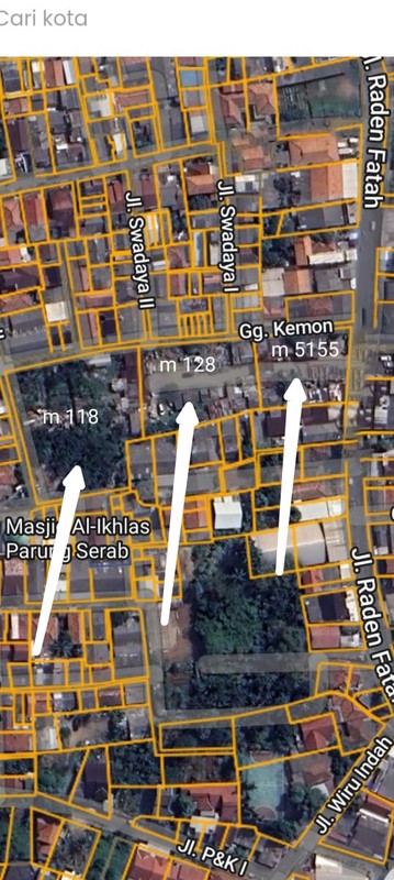 Kavling Murah Dengan Lokasi Strategis Pinggir Jalan @Ciledug