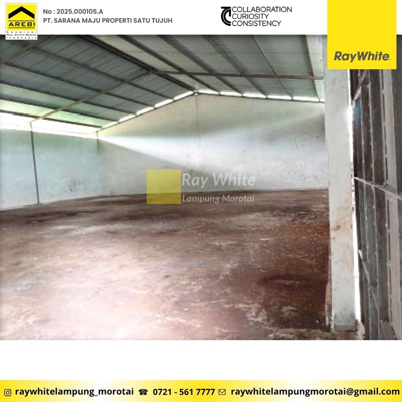 Dijual Gudang dan Rumah unit lelangan bank