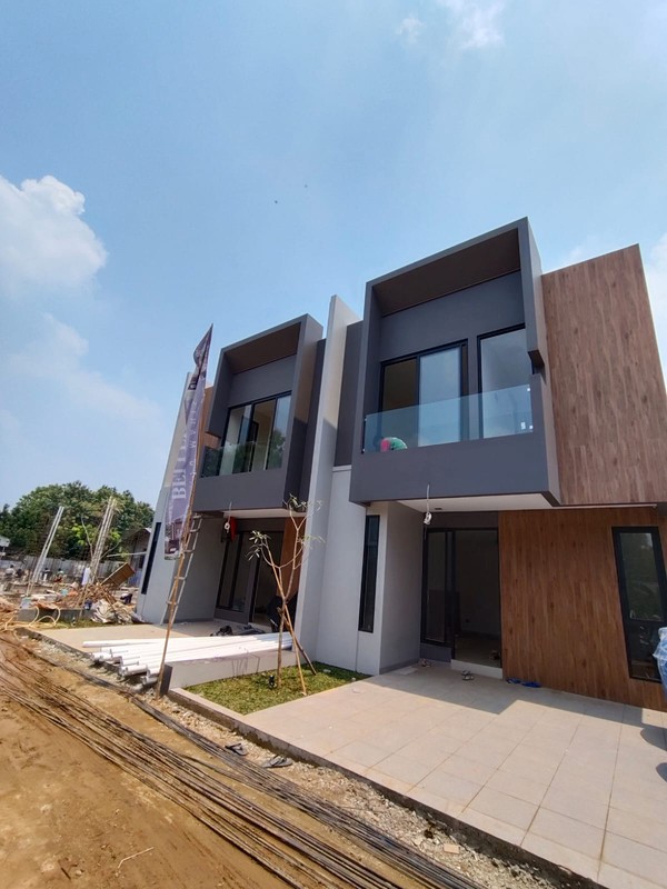 Rumah Brand New, dalam Cluster, keamanan 24 Jam Lokasi strategis di Pondok Aren
