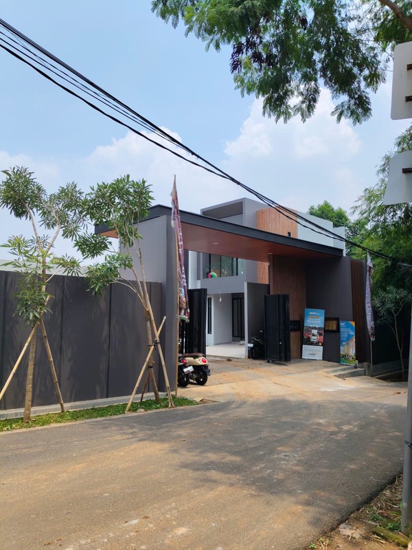 Rumah Brand New, dalam Cluster, keamanan 24 Jam Lokasi strategis di Pondok Aren