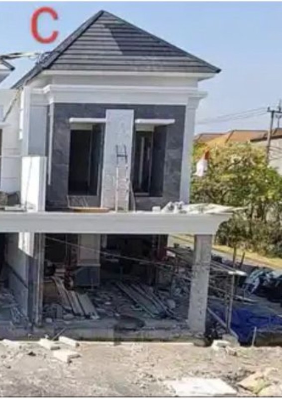 3 Milyar-an Rumah Baru Hook Araya 2 Galaxy Bumi Permai - New American Classic Desain Dekat Galaxy Mall, Raya MERR, Kampus ITS