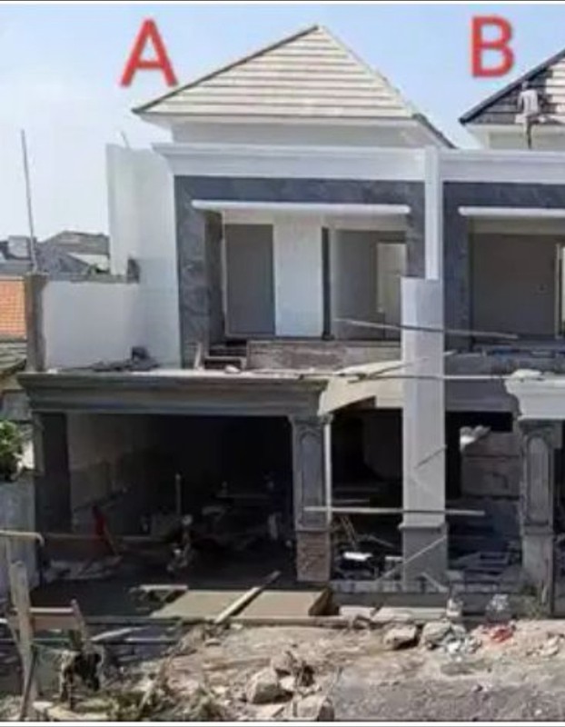 2 Milyar-an Dijual Rumah Baru Araya 2 Galaxy Bumi Permai - New American Classic Desain Dekat Galaxy Mall, Raya MERR, Kampus ITS