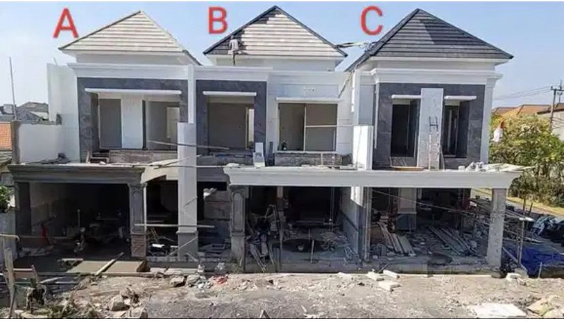 2 Milyar-an Dijual Rumah Baru Araya 2 Galaxy Bumi Permai - New American Classic Desain Dekat Galaxy Mall, Raya MERR, Kampus ITS