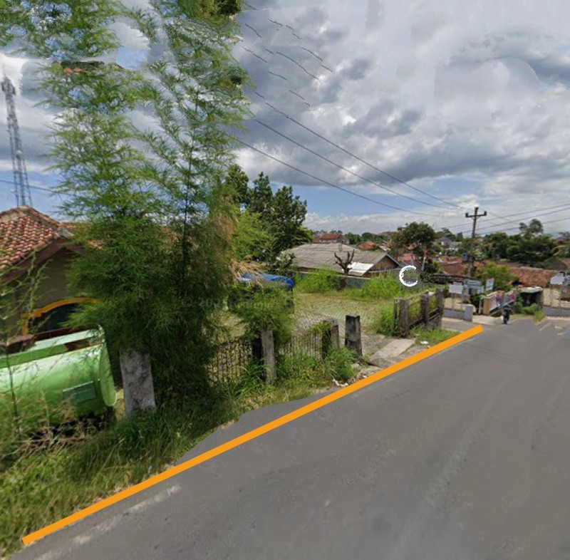 Tanah kosong di Jl. Imam Bonjol masuk dikit ke Jl. Mangkubumi Segalamider Tanjung Karang Barat, Bandar Lampung (Lampung