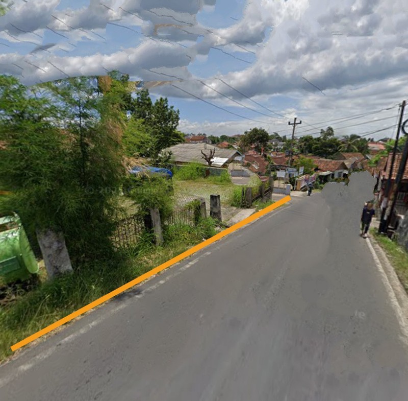 Tanah kosong di Jl. Imam Bonjol masuk dikit ke Jl. Mangkubumi Segalamider Tanjung Karang Barat, Bandar Lampung (Lampung