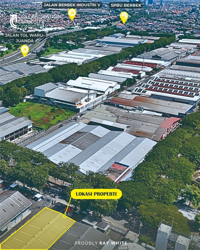 Sewa Gudang Strategis di Berbek Industri Sidoarjo - Dekat Tol & Bandara, Cocok untuk Logistik & Ekspedisi