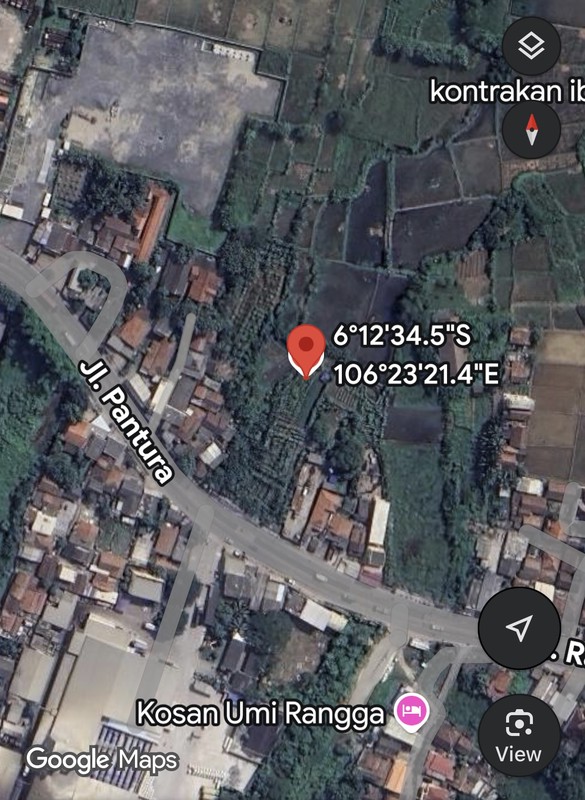 Dijual Tanah kosong di Desa Cikande, Tangerang Banten