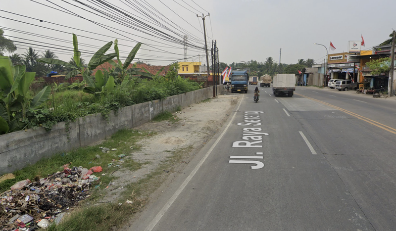 Dijual Kavling Cikande di Jl. Raya Serang / Jl. Pantura