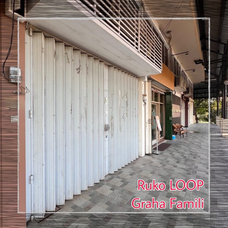 4 Milyar-an Dijual Ruko Loop Graha Famili - 3 Lantai - Parkiran Mobil Luas - Strategis Lokasi  Hadap Jalan Samping Ke Ara Condo Apartemen