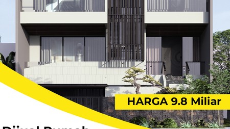 Dijual Rumah Golf Avenue Citraland Surabaya - Mewah 4 Lantai dengan Lift  