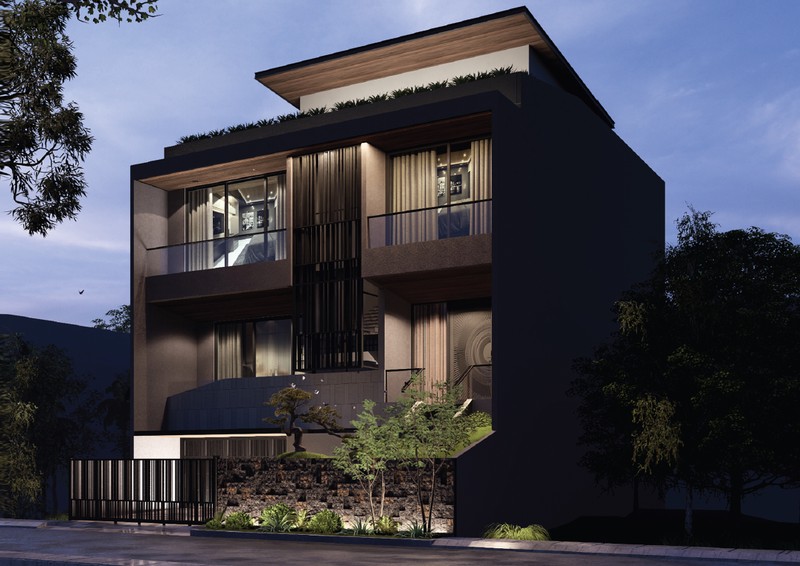 Dijual Rumah Golf Avenue Citraland Surabaya - Mewah 4 Lantai dengan Lift