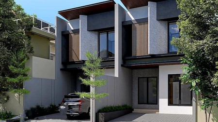 Dijual Rumah Manyar Jaya Surabaya Timur - Baru 2 Lantai High Quality 