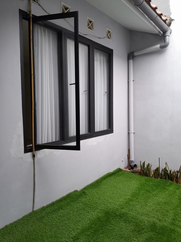 Rumah dalam cluster,jalan lebar di Bintaro Jaya 9.