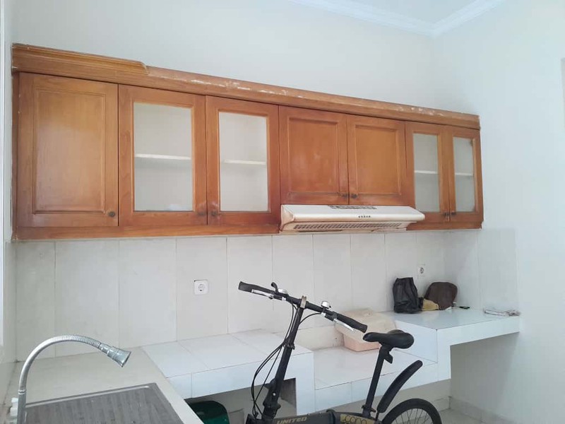 Rumah dalam cluster,jalan lebar di Bintaro Jaya 9.