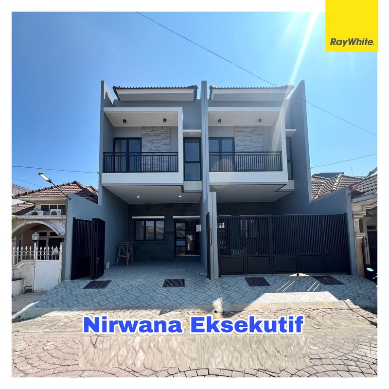 Dijual Rumah Baru 2 lantai di Nirwana Eksekutif Surabaya