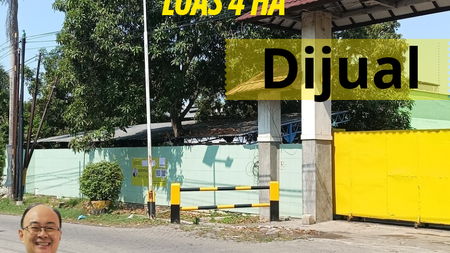 Dijual Ex Pabrik Kepatihan Industri Gresik JATIM 4 Hektar Bonus IJIN Usaha + MESIN Industri