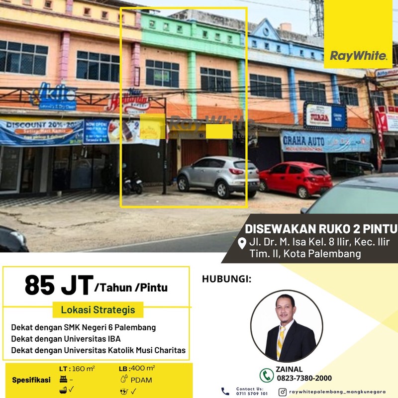 DISEWAKAN 2 RUKO GANDENG AREA TRAFFIC RAMAI 2 ARAH