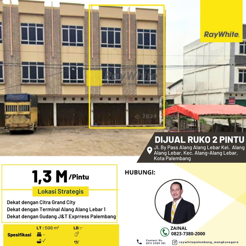 DIJUAL 2 RUKO GANDENG PLONG 3 LANTAI