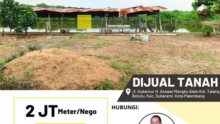 DIJUAL TANAH SANGAT COCOK UNTUK POOL ALAT BERAT