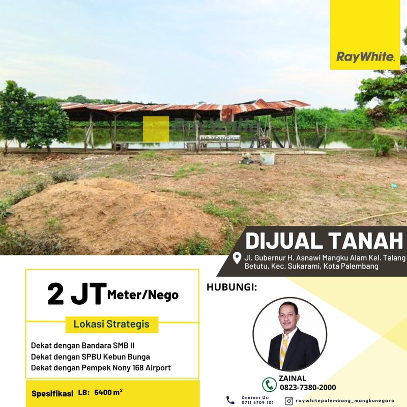 DIJUAL TANAH SANGAT COCOK UNTUK POOL ALAT BERAT