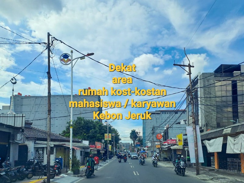 Rumah di Kebon Jeruk Kemanggisan dekat ke Binus & Tanjung Duren