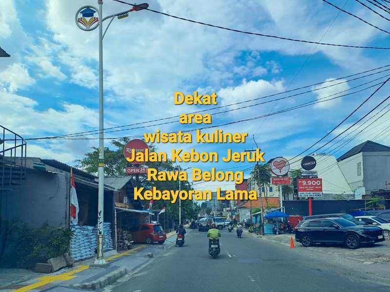 Rumah di Kebon Jeruk Kemanggisan dekat ke Binus & Tanjung Duren