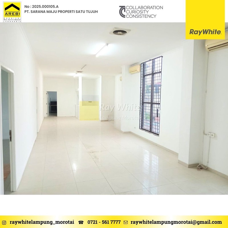 Disewakan Ruko Pahoman Bandar Lampung Ruko 5 pintu Pahoman 350jt nego