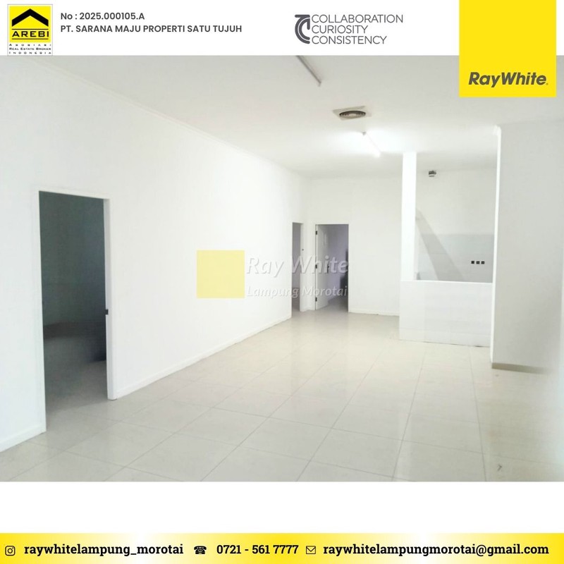 Disewakan Ruko Pahoman Bandar Lampung Ruko 5 pintu Pahoman 350jt nego