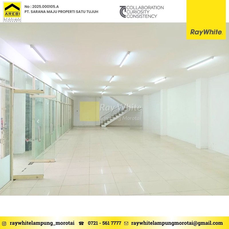 Disewakan Ruko Pahoman Bandar Lampung Ruko 5 pintu Pahoman 350jt nego