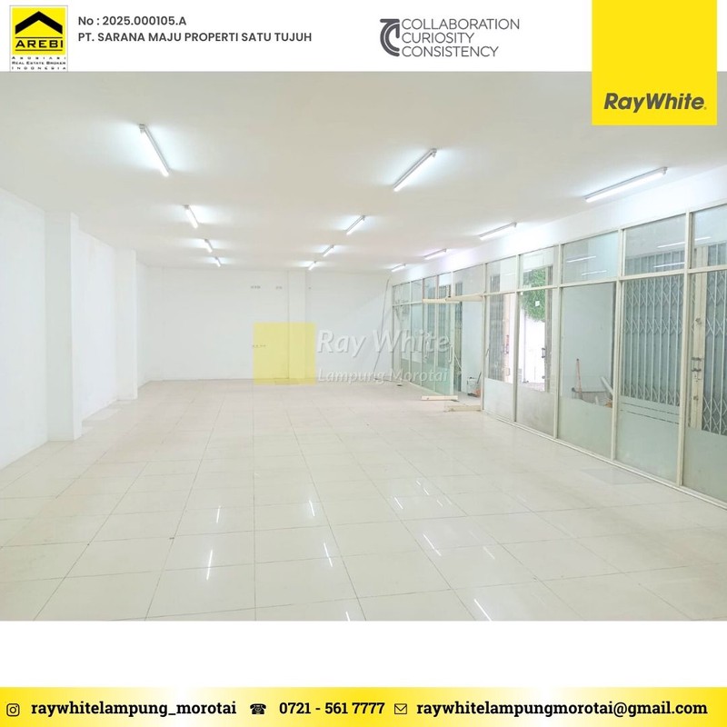 Disewakan Ruko Pahoman Bandar Lampung Ruko 5 pintu Pahoman 350jt nego