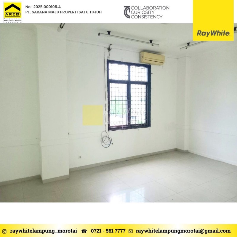 Disewakan Ruko Pahoman Bandar Lampung Ruko 5 pintu Pahoman 350jt nego