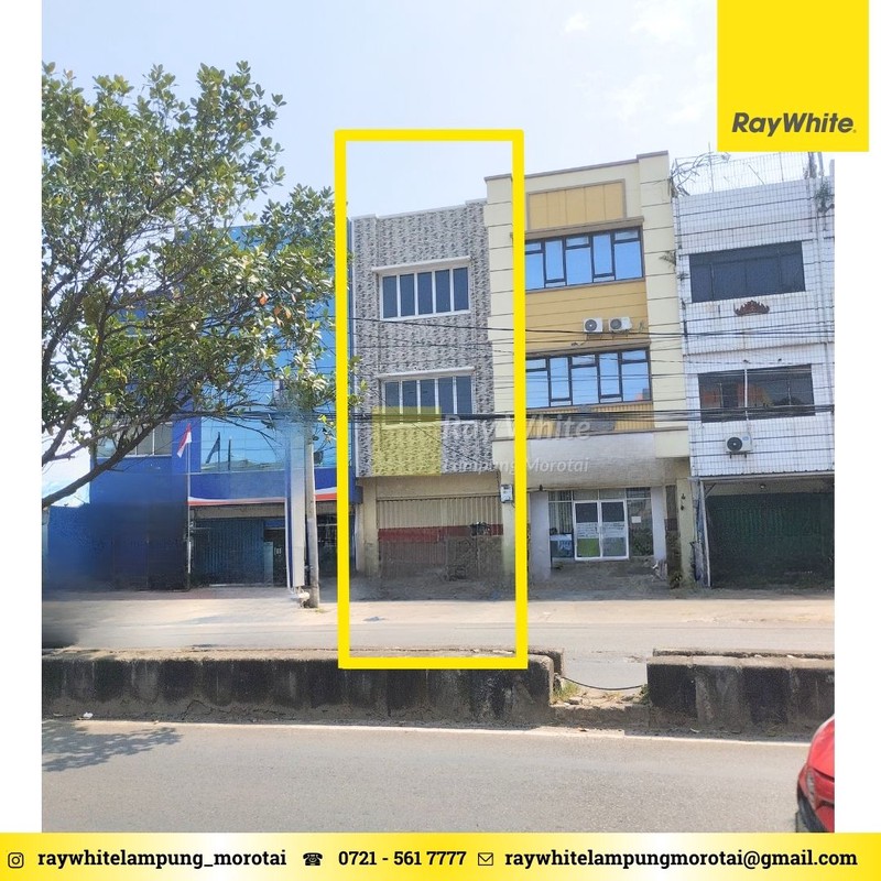 Disewakan ruko antasari lokasi stategis jalan utama antasari bandar lampung