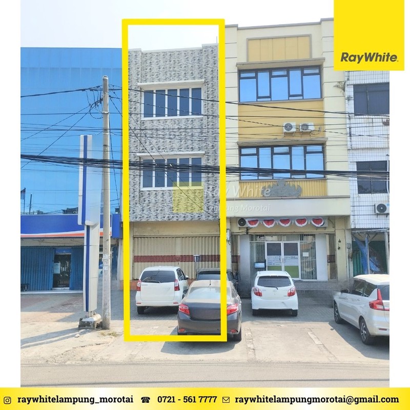 Disewakan ruko antasari lokasi stategis jalan utama antasari bandar lampung