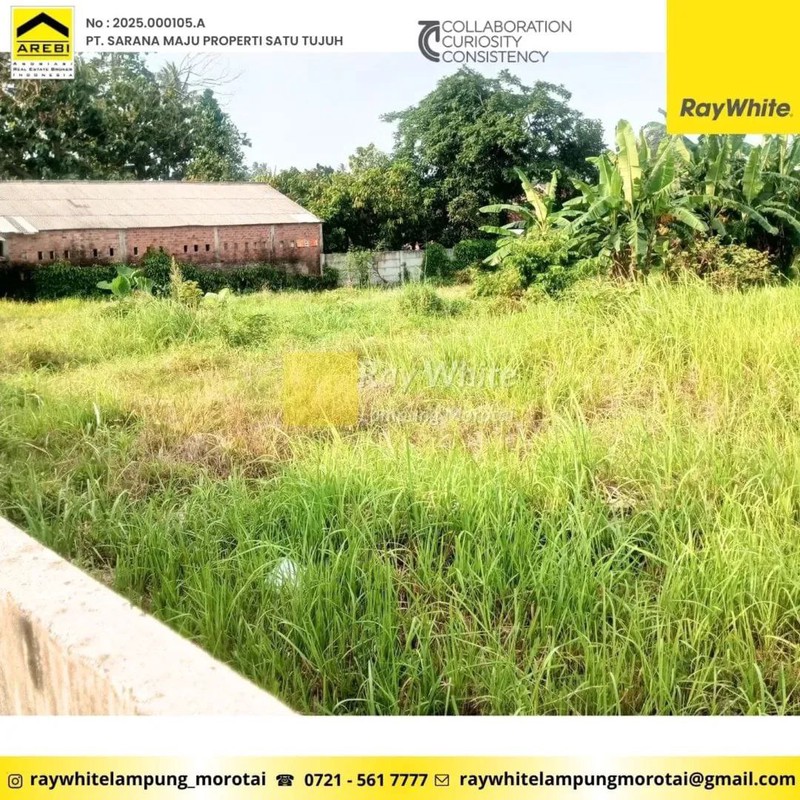 Dijual Tanah di Labuhan Dalam, Tanjung Senang Bandar Lampung