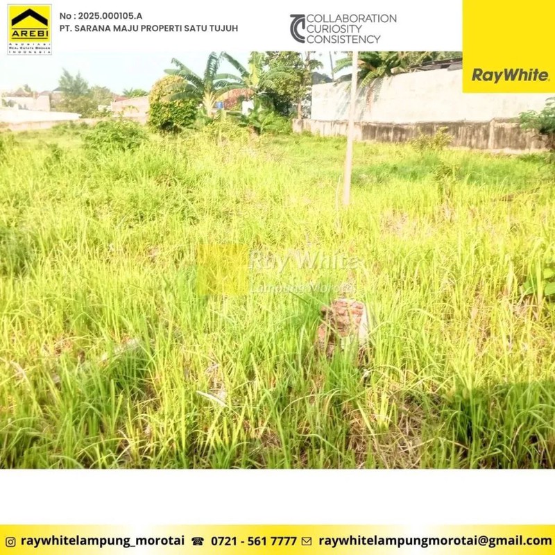 Dijual Tanah di Labuhan Dalam, Tanjung Senang Bandar Lampung