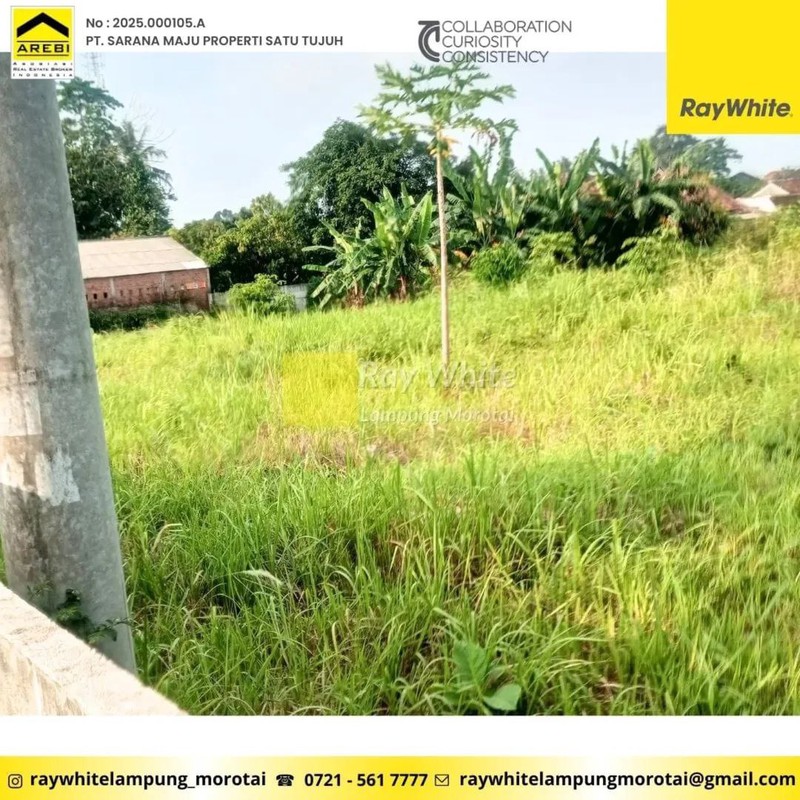 Dijual Tanah di Labuhan Dalam, Tanjung Senang Bandar Lampung