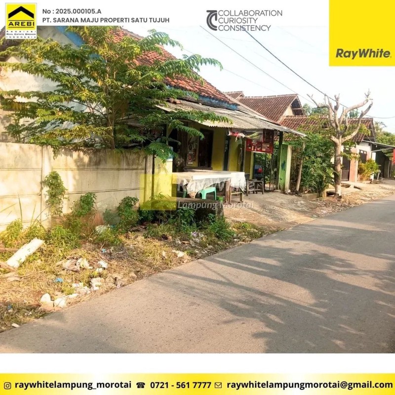 Dijual Tanah di Labuhan Dalam, Tanjung Senang Bandar Lampung